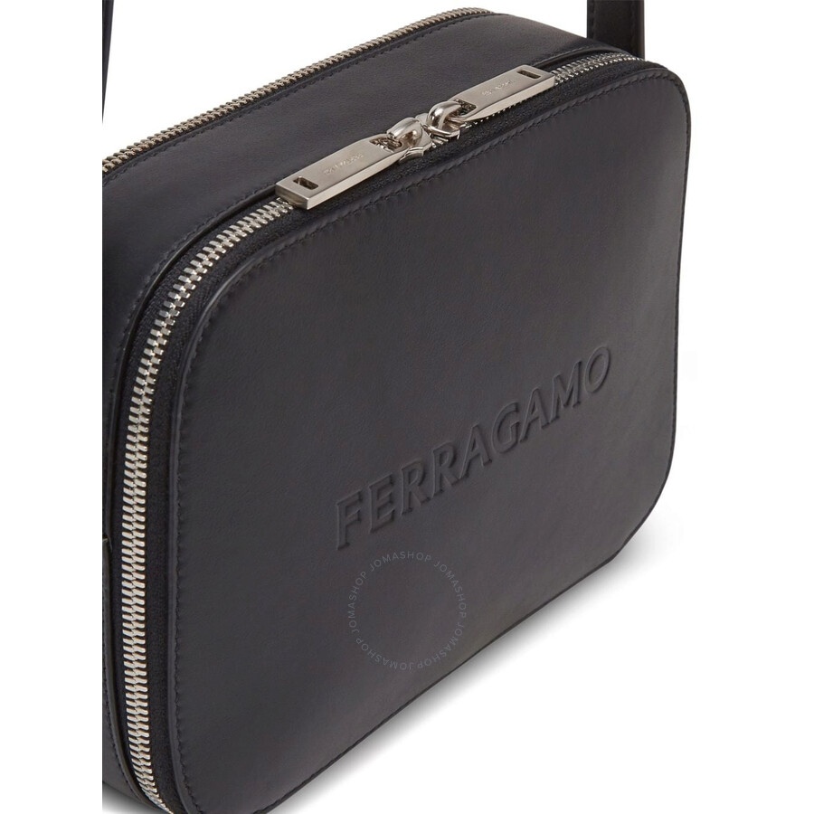Ferragamo Logo Embroided Leather Camera Case - 3