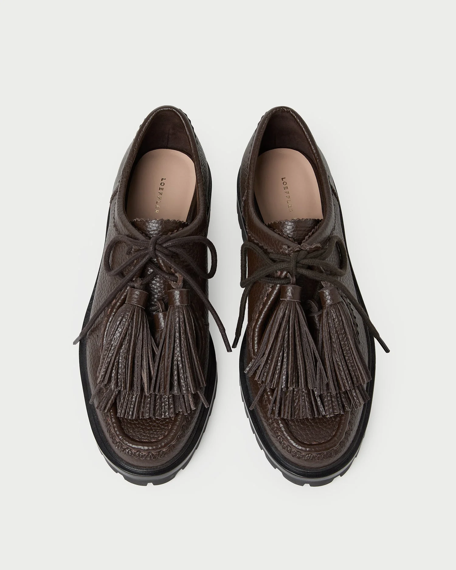 Carter Brown Lug Sole Loafer - 1