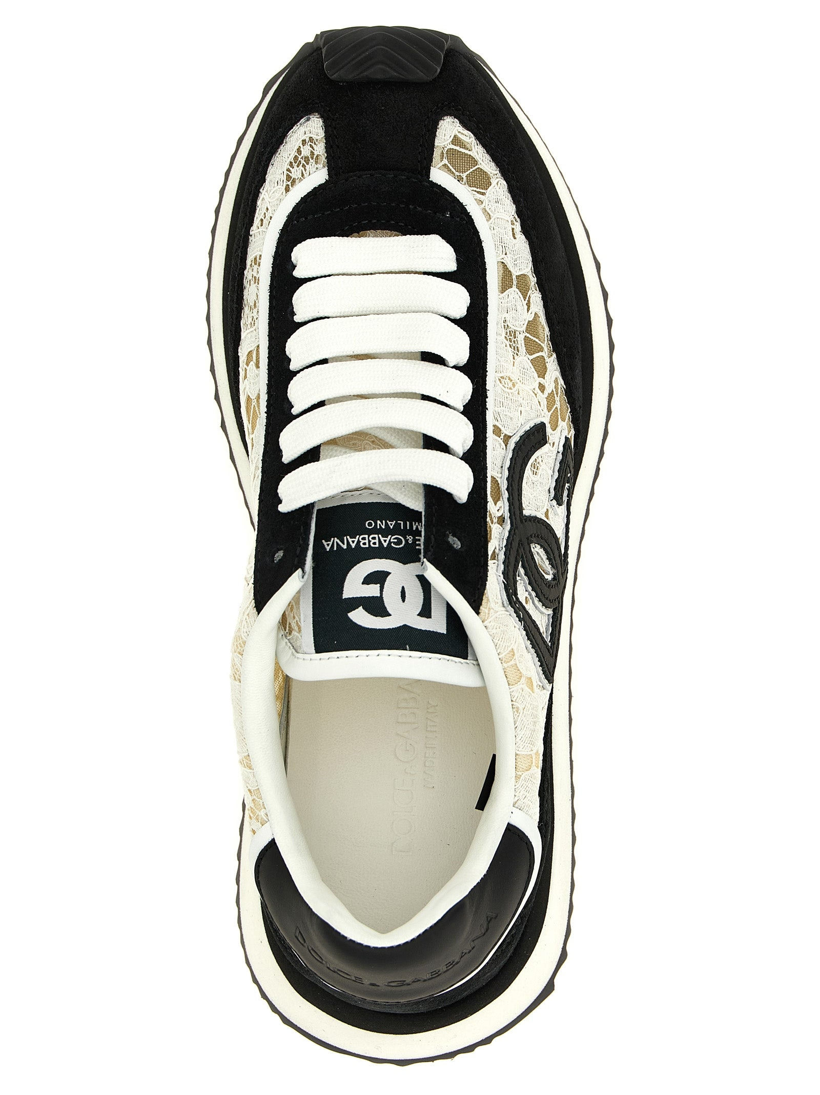 Dg Cushion Sneakers White/Black - 4
