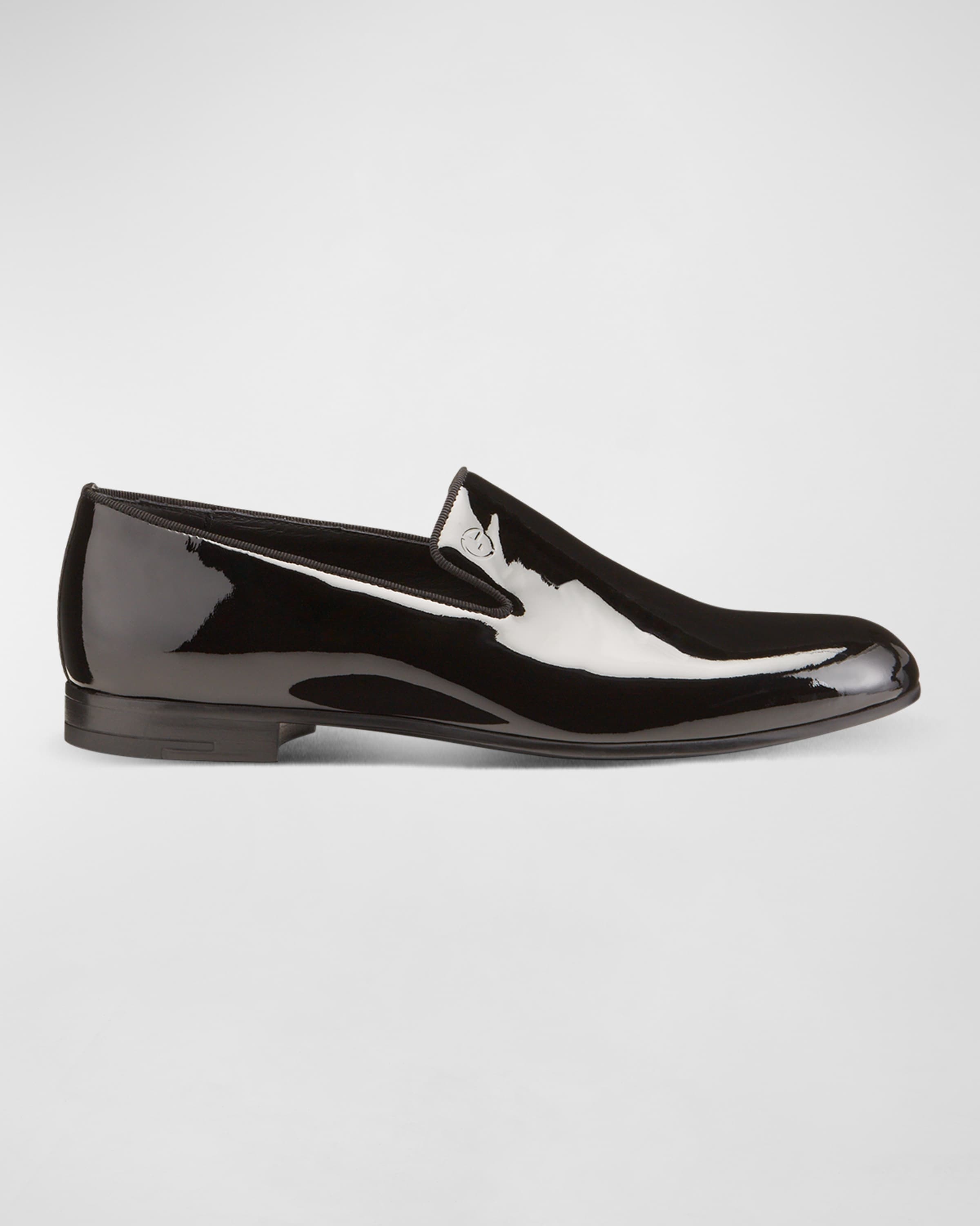 Men's Patent Formal Slip-Ons - 1