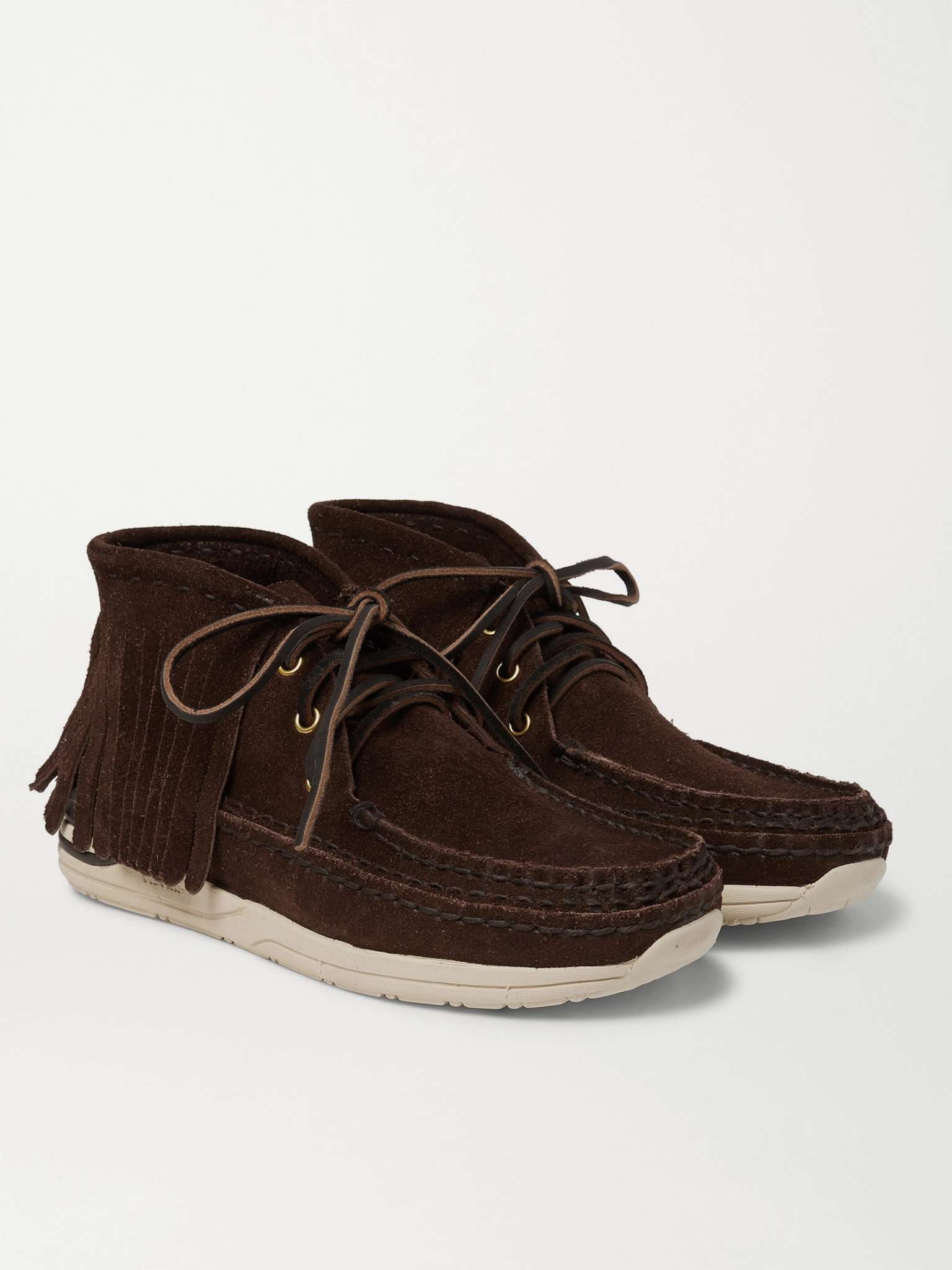 Voyageur Shaman Fringed Suede Boots - 4