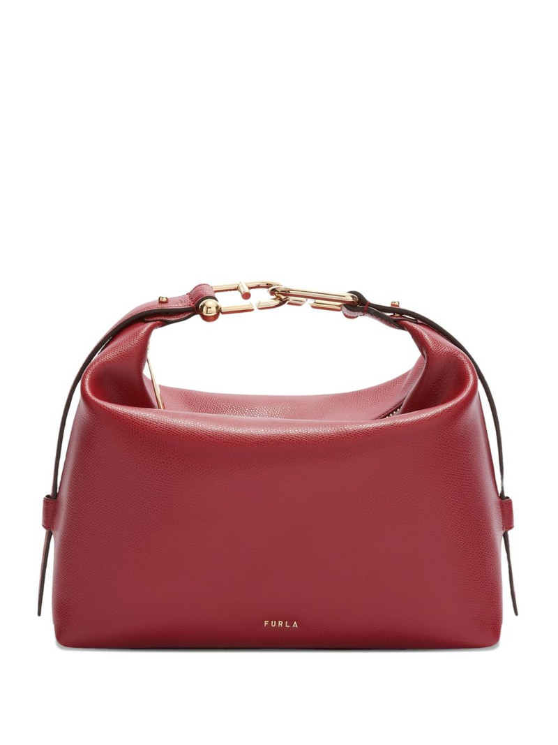 Tonie textured leather tote bag 1