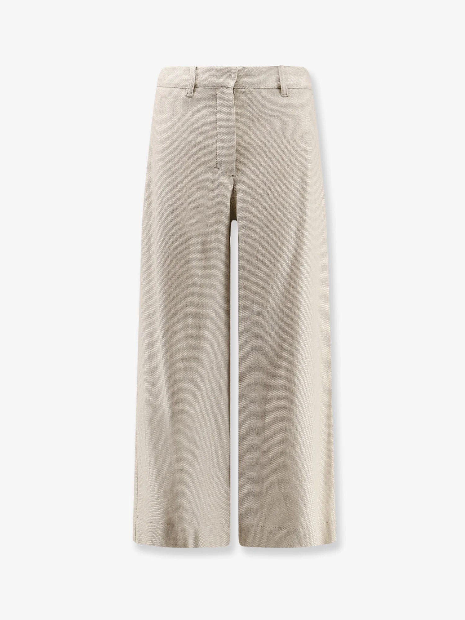 'S Max Mara Stretch Cotton And Linen Trousers - 1