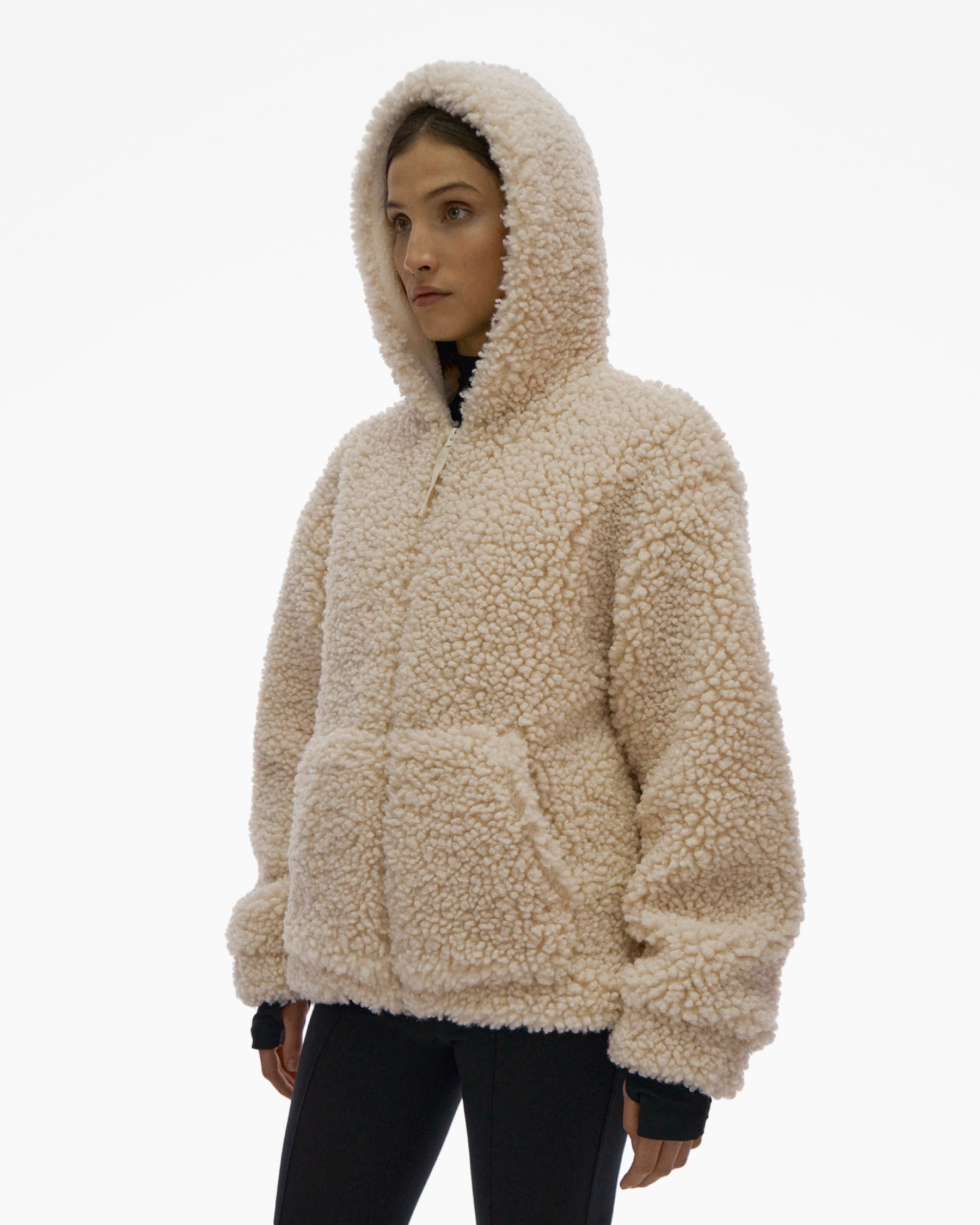 FAUX SHEARLING JACKET - 5