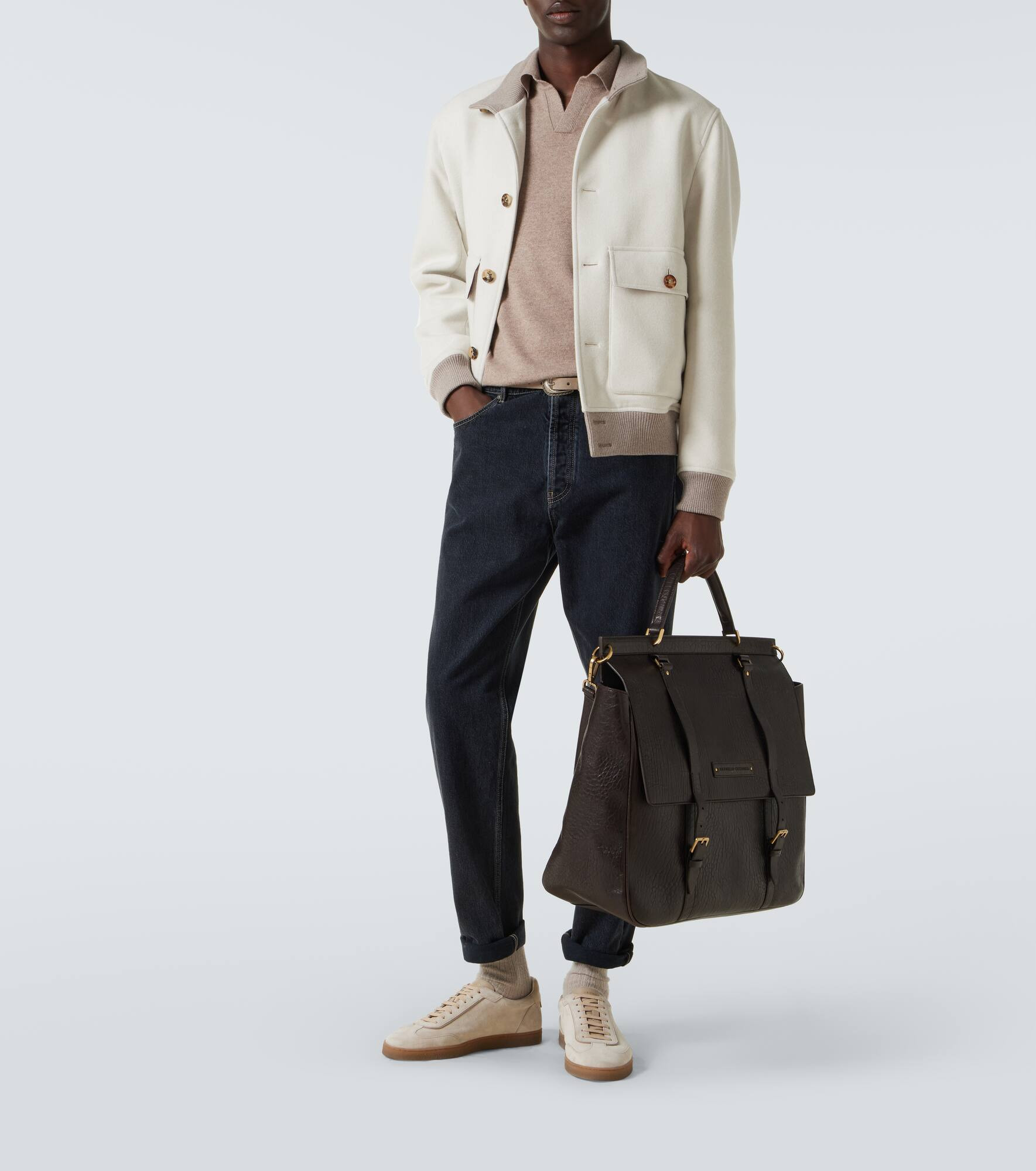 Leather travel bag - 7