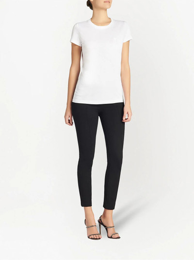 Giuseppe Zanotti logo embroidered cotton T-shirt outlook