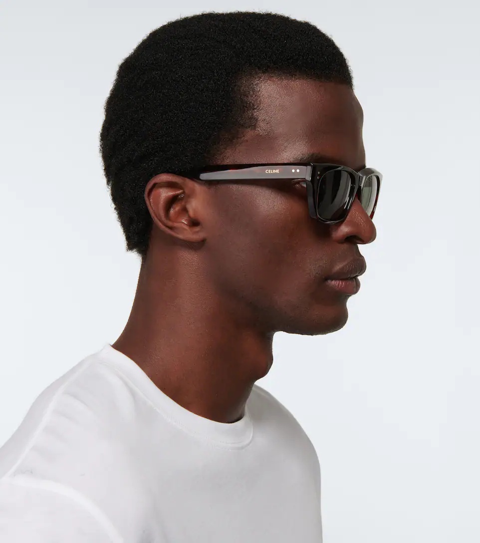 Rectangular acetate sunglasses - 2