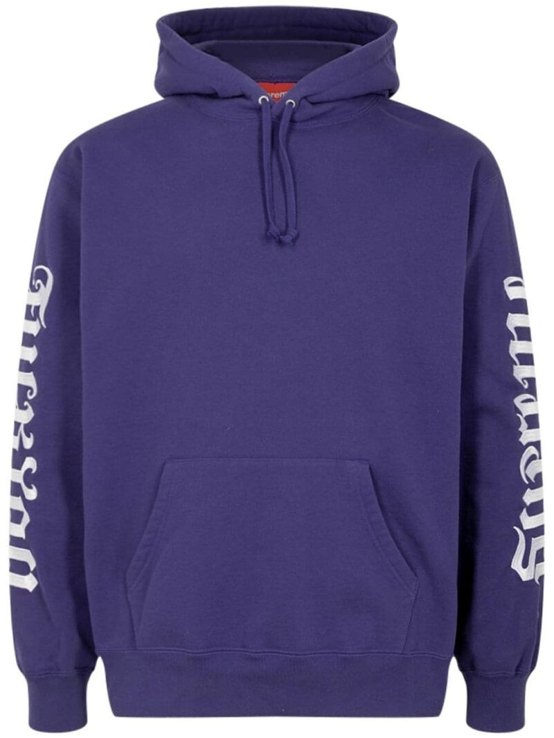 Ambigram long-sleeve hoodie - 1