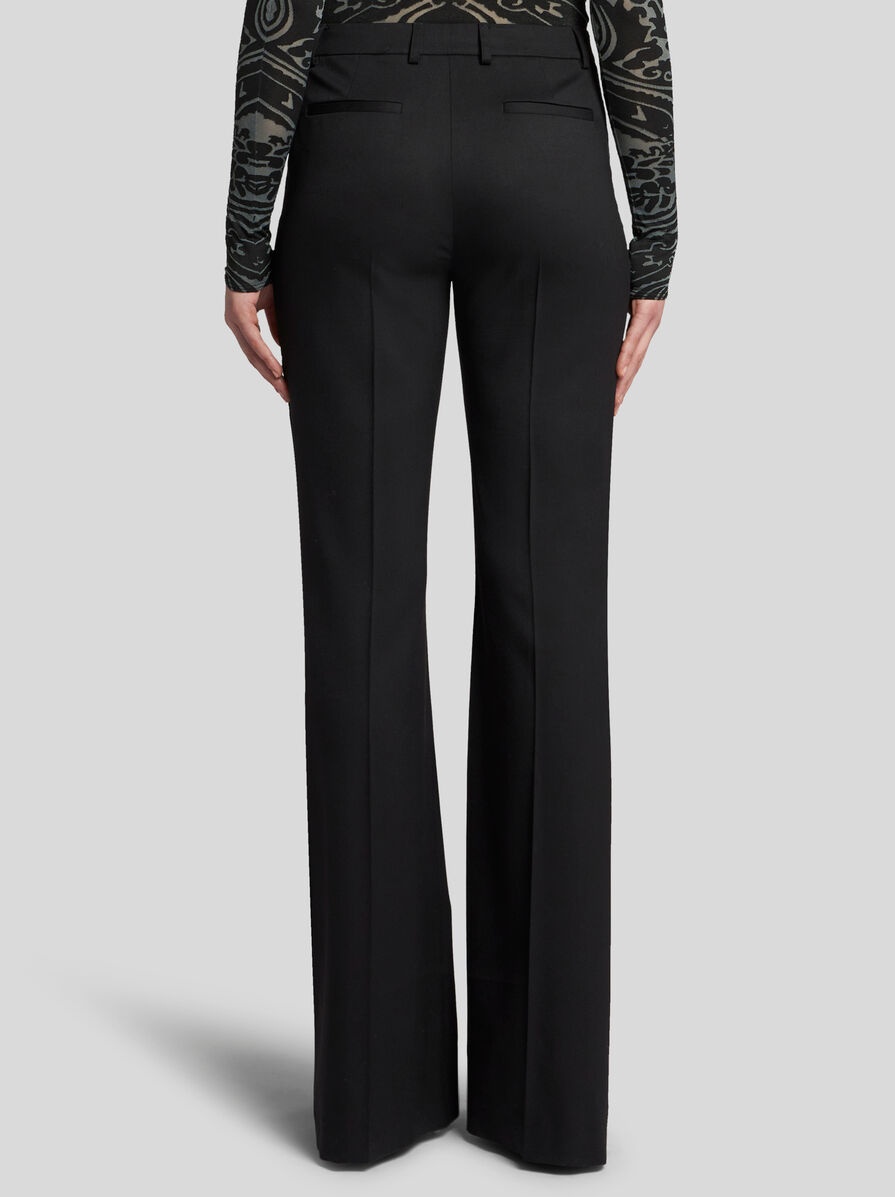 STRETCH WOOL TROUSERS - 5