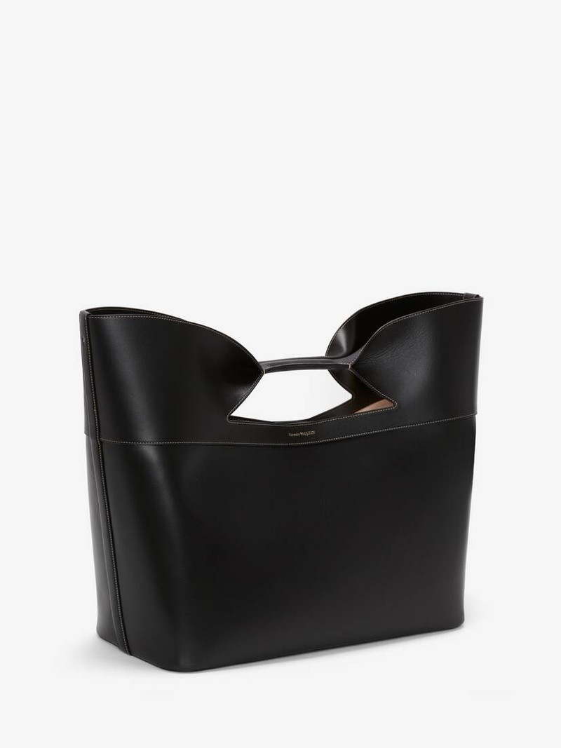 Alexander McQueen Women's The Bow in Black outlook