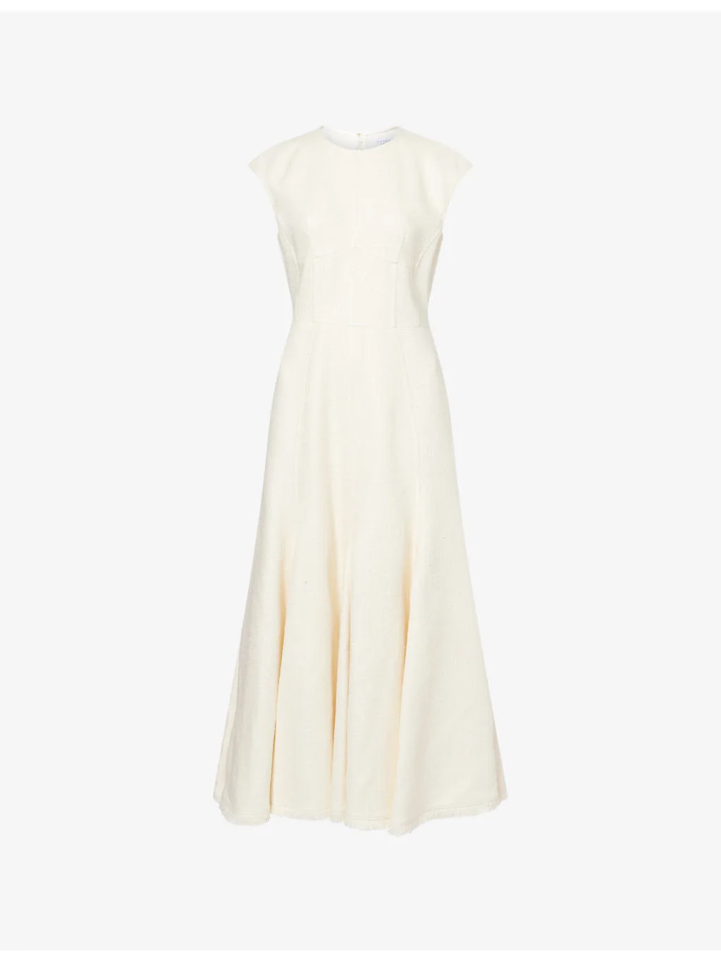 Crowther Sleeveless Silk-And-Wool Midi Dress - 1