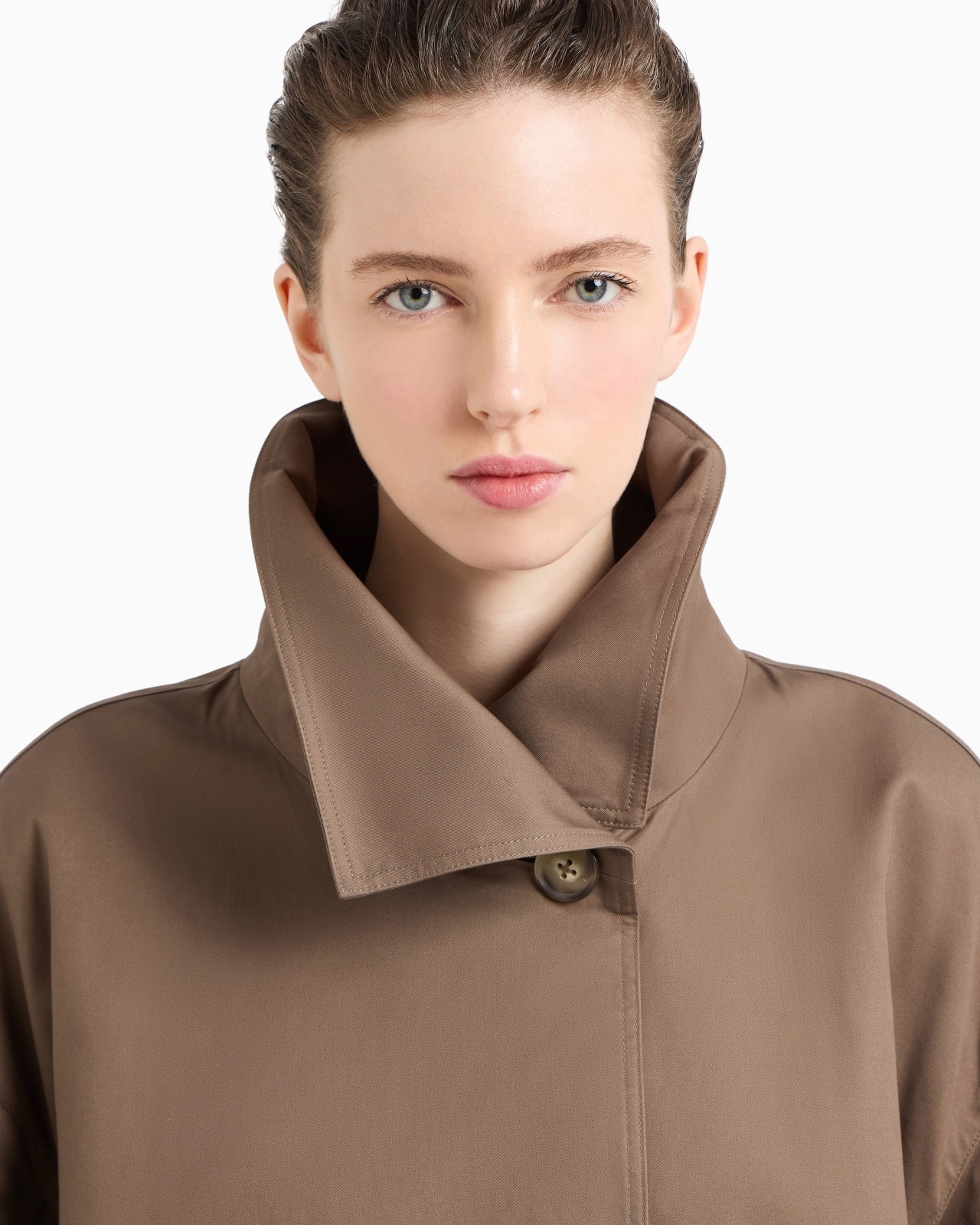 PIMA GABARDINE TRENCH COAT WITH TORCHON - 4