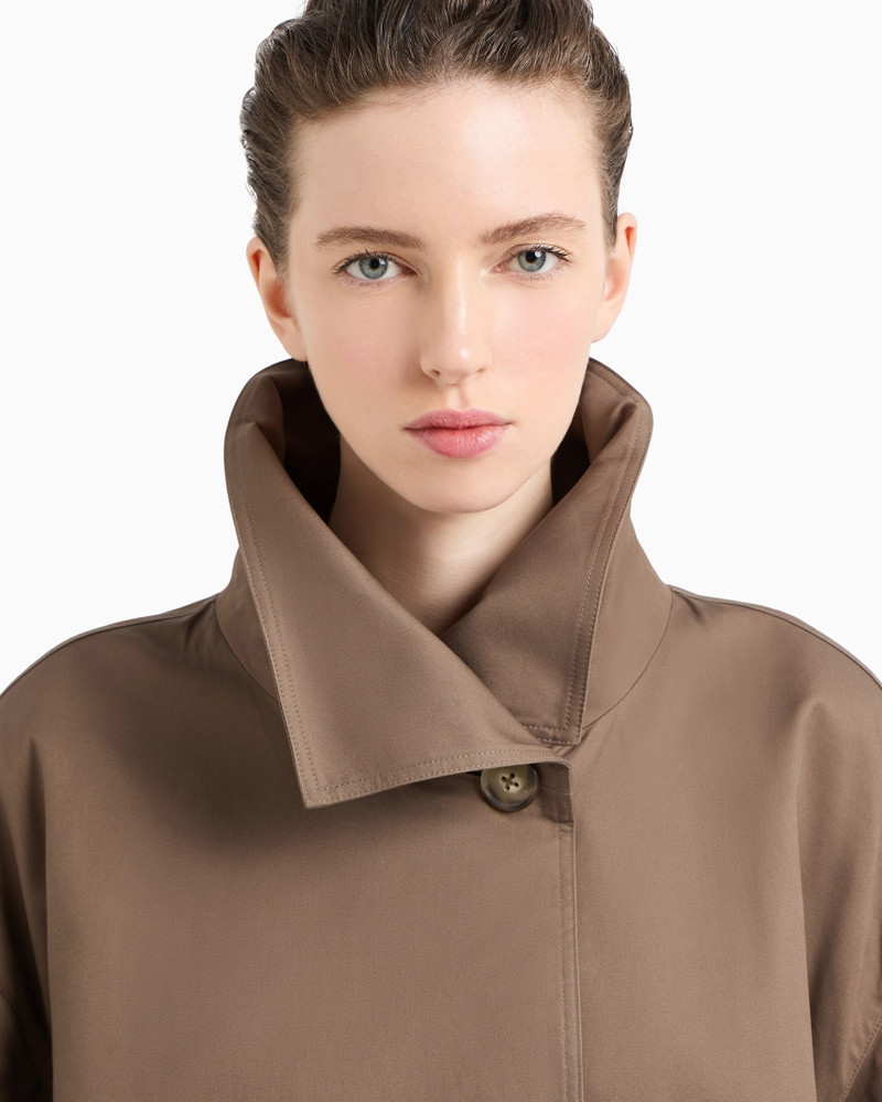 EMPORIO ARMANI PIMA GABARDINE TRENCH COAT WITH TORCHON outlook