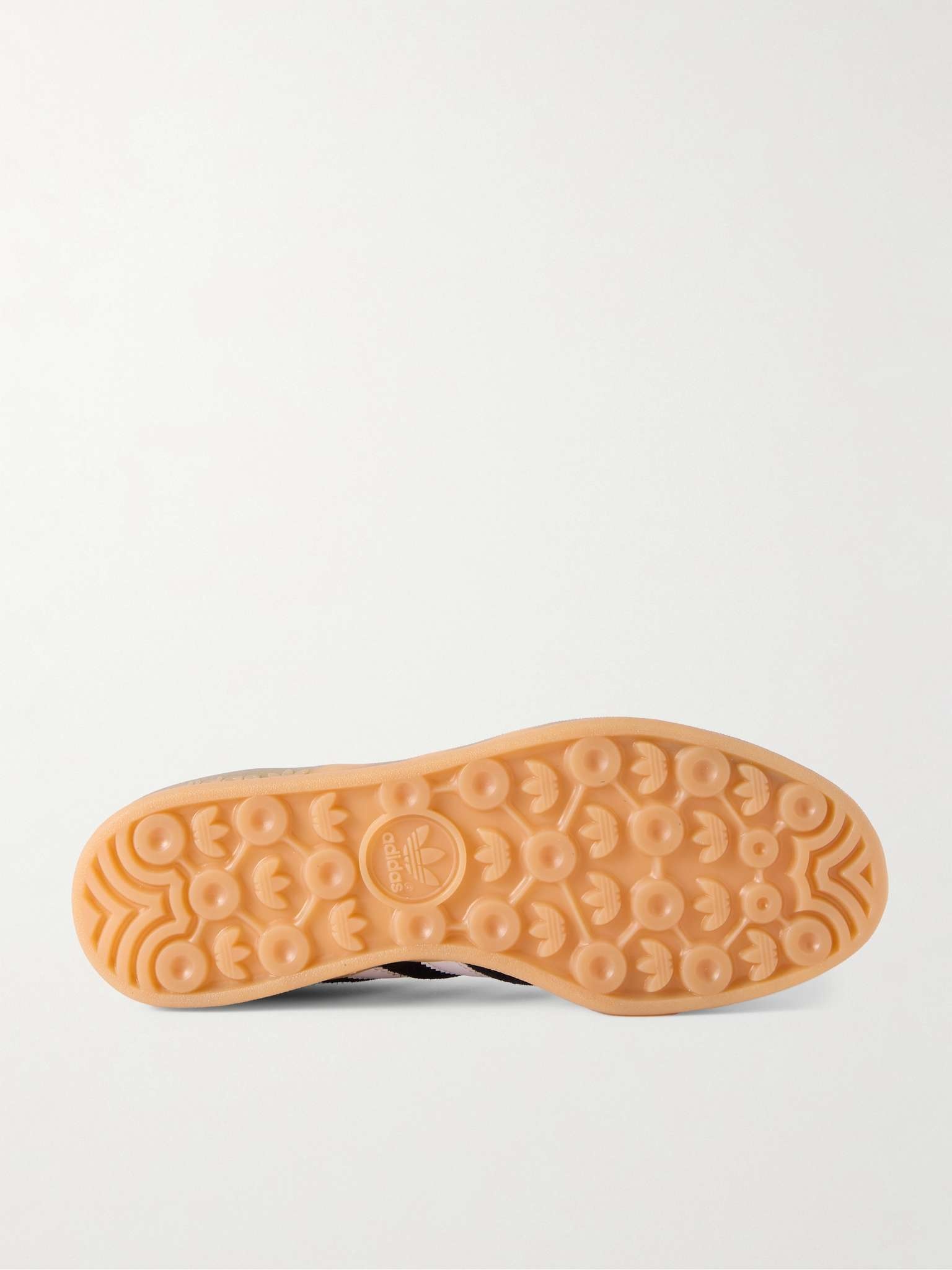 Gazelle Indoor Faux Leather-Trimmed Suede Sneakers - 3