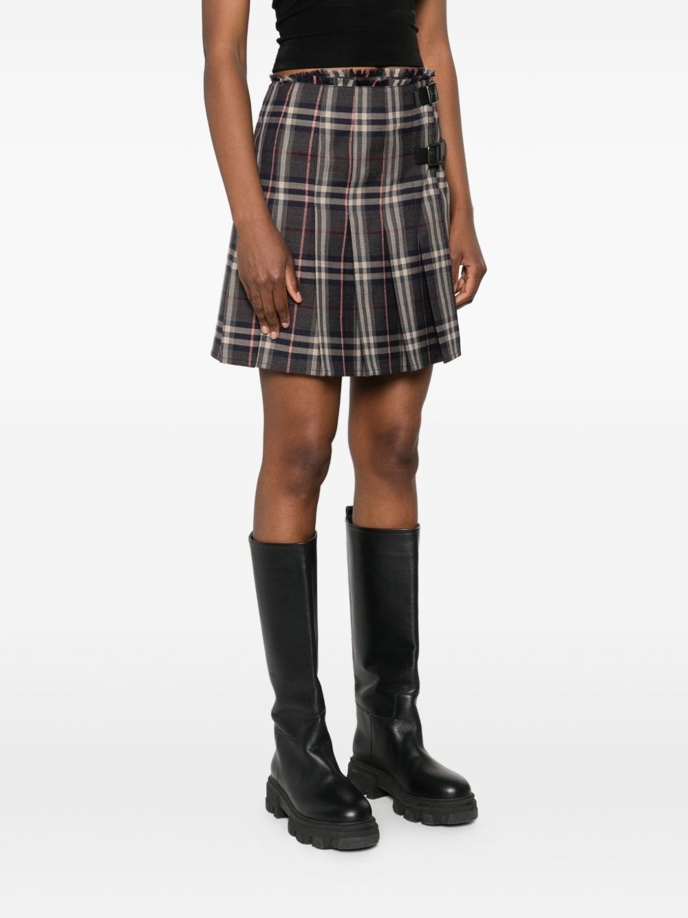 wool mini skirt - 3