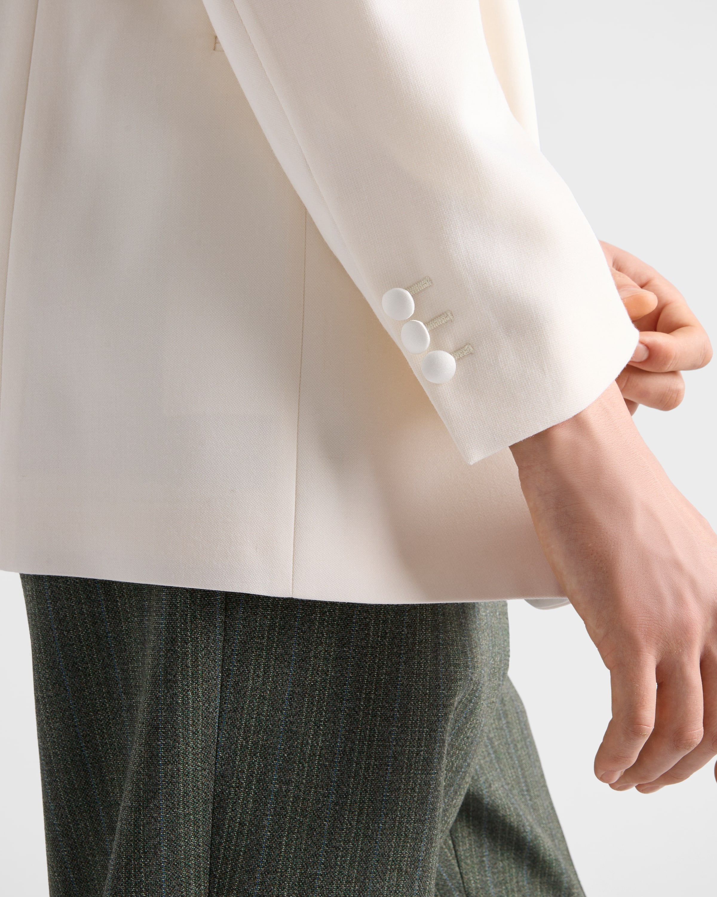 Wool tuxedo jacket - 4