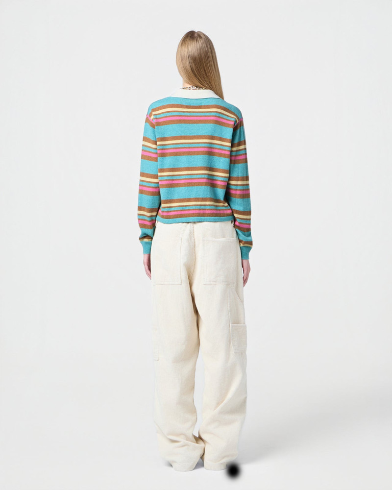 Cropped Stripe Rugby 8