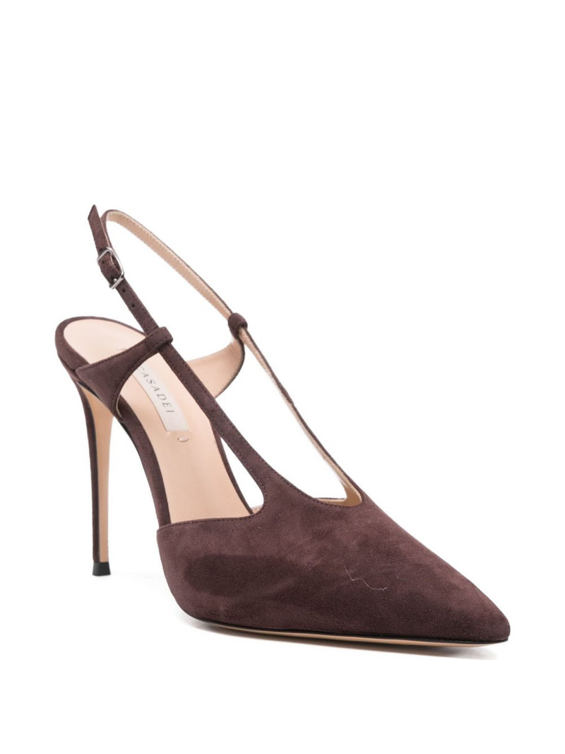 CASADEI 100mm Julia pointed-toe pumps outlook