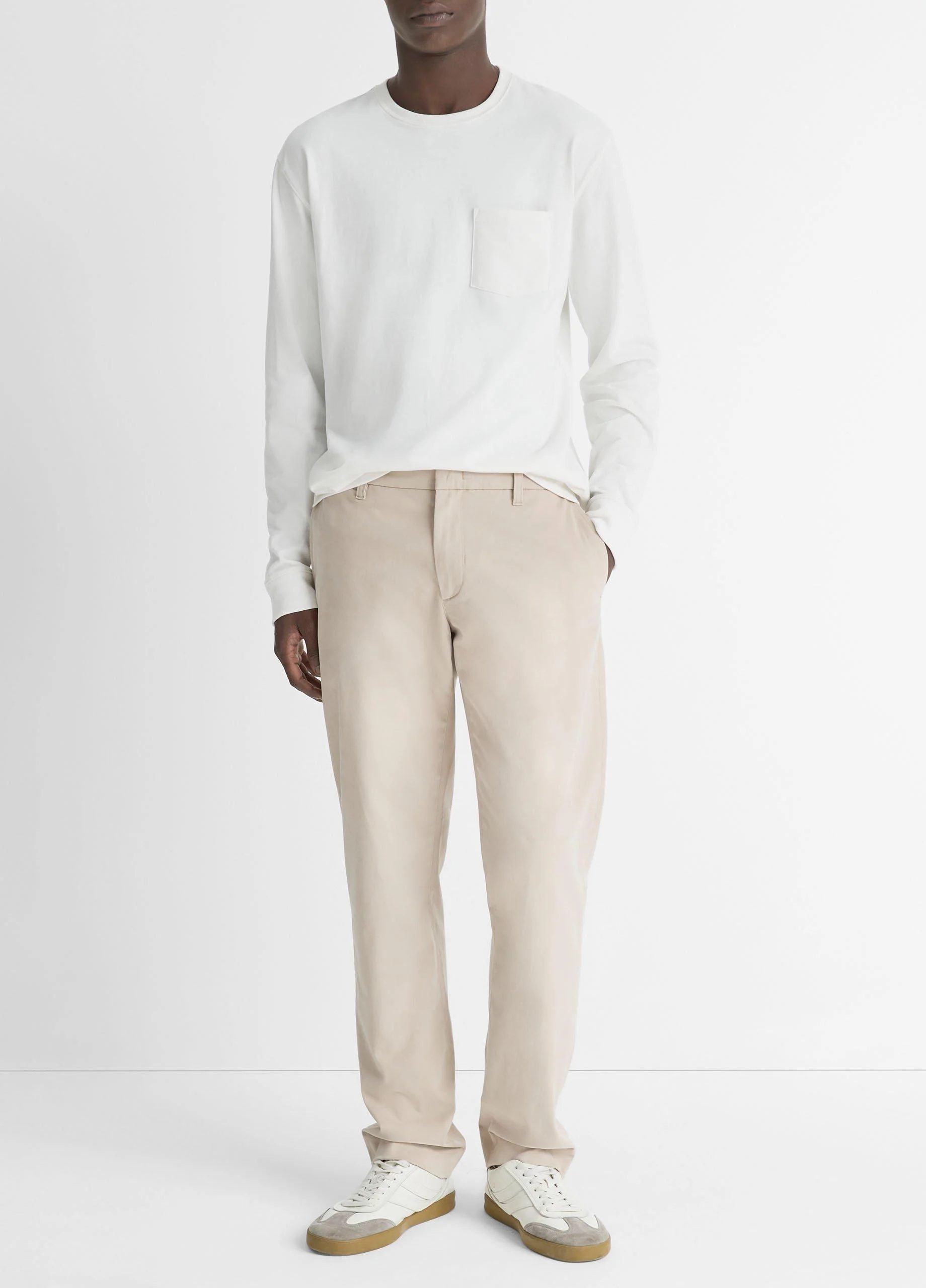 Dylan Slim Cotton Chino Pant - 1