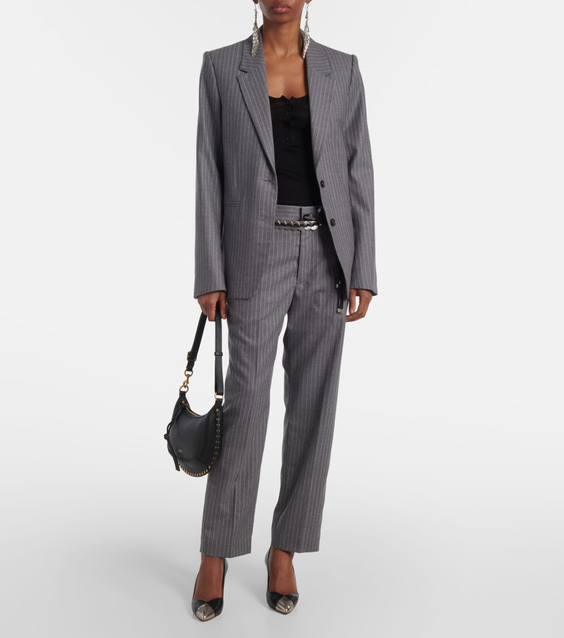 Isabel Marant Reva pinstripe wool blazer outlook