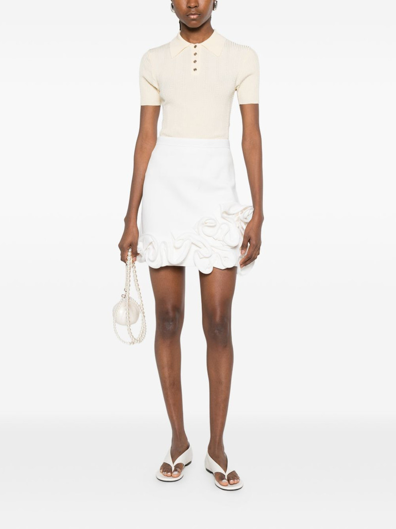 Sandro ruffled mini skirt outlook
