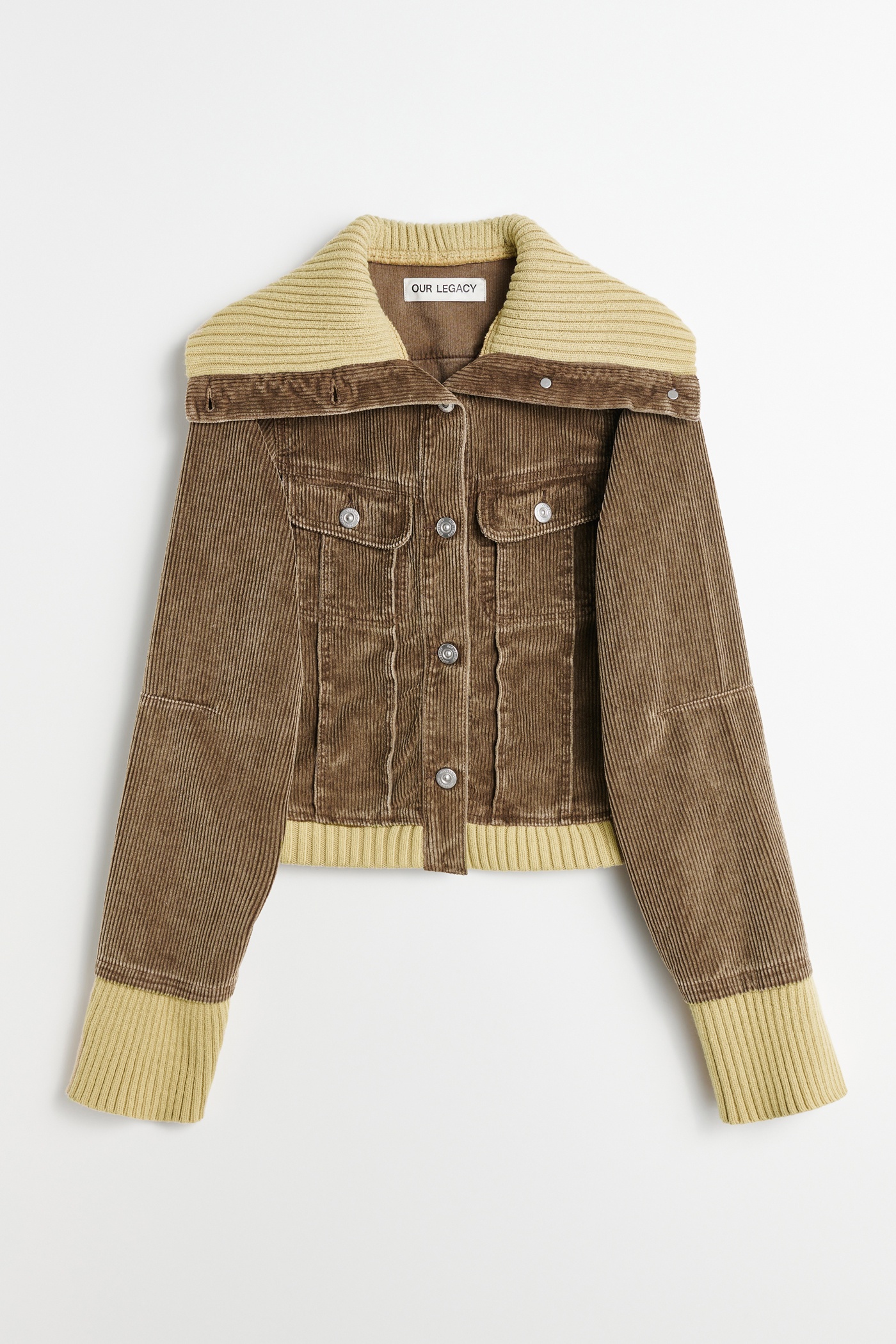 ★OUR LEGACY★ KNITTED LASSO JACKET ニット ラッソ ジャケット Our Legacy Knitted Lasso Jacket Brown Enzyme Cord | REVERSIBLE