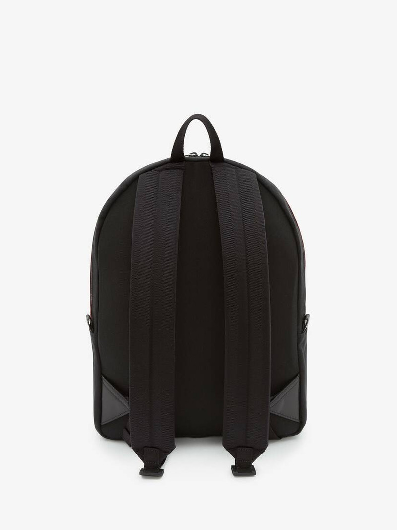 Metropolitan Selvedge Backpack in Black/red 3