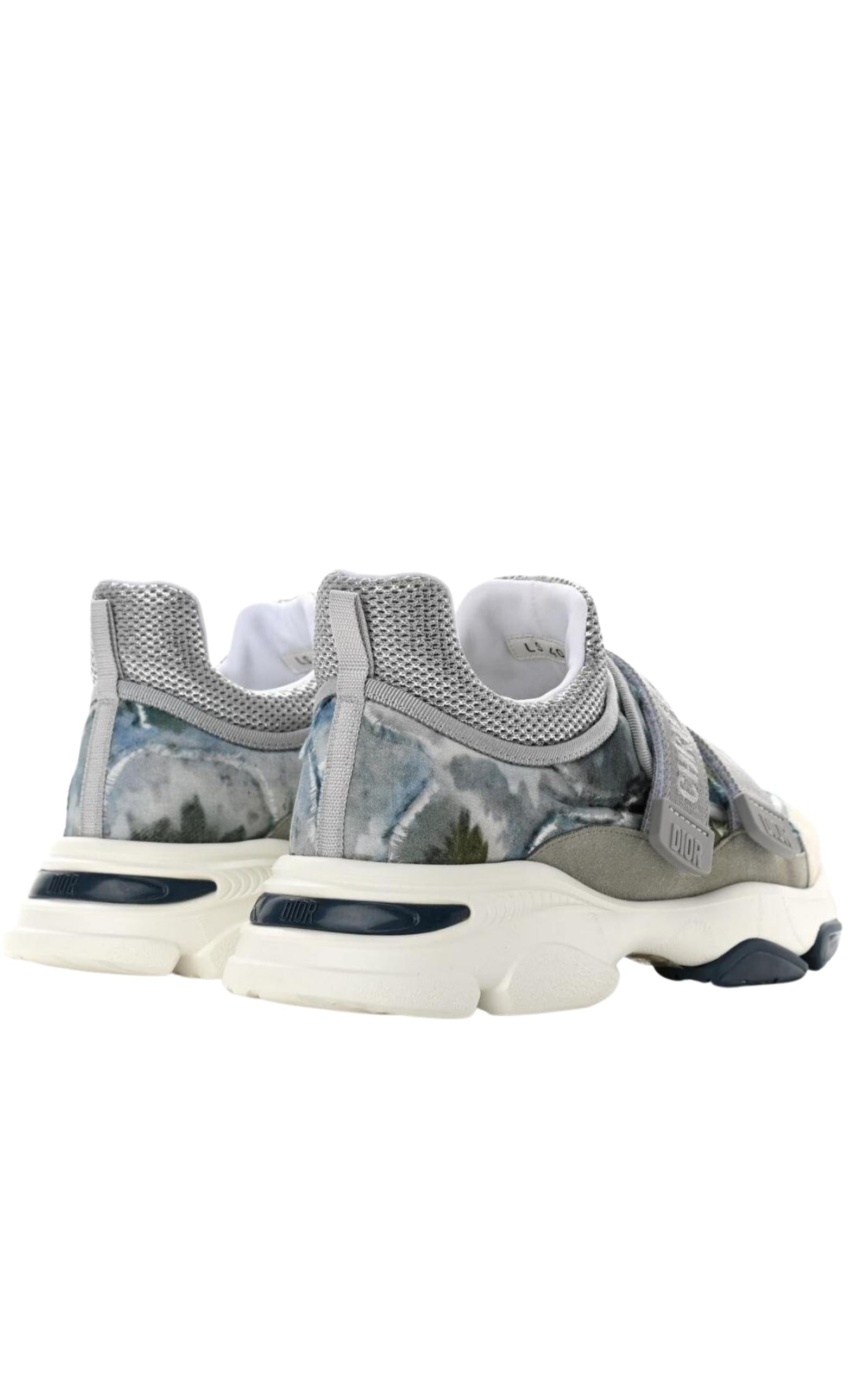 D-Wander Camouflage Techno Fabric Sneakers - 3