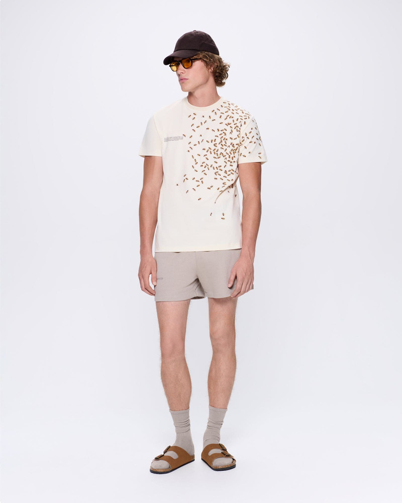 Mens Bee The Change Organic Cotton T-Shirt - Undyed 3