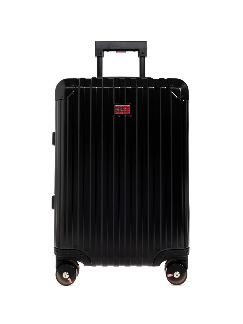 grooved logo-plaque luggage 1
