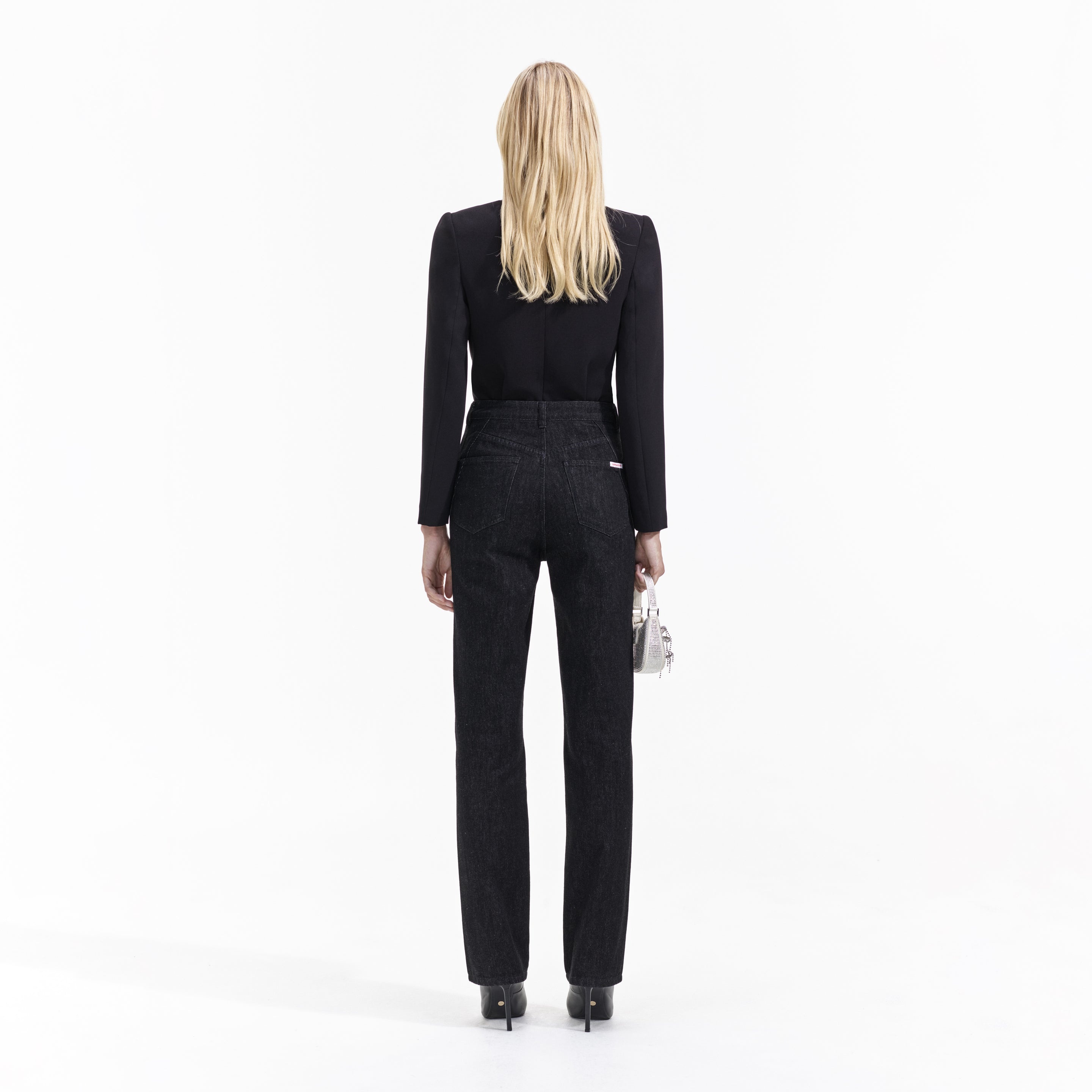 Black Denim Jeans - 3