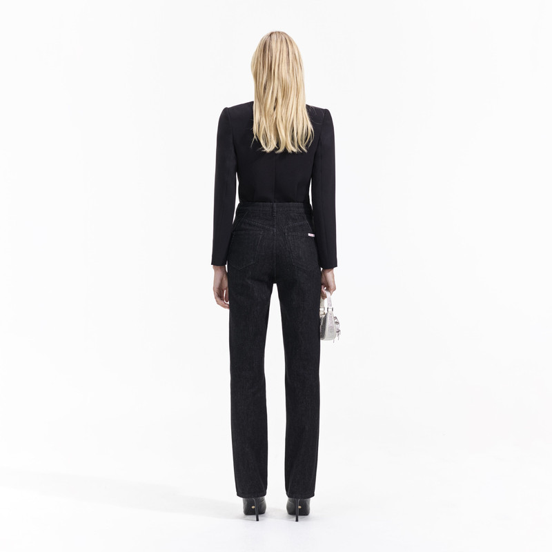 self-portrait Black Denim Jeans outlook