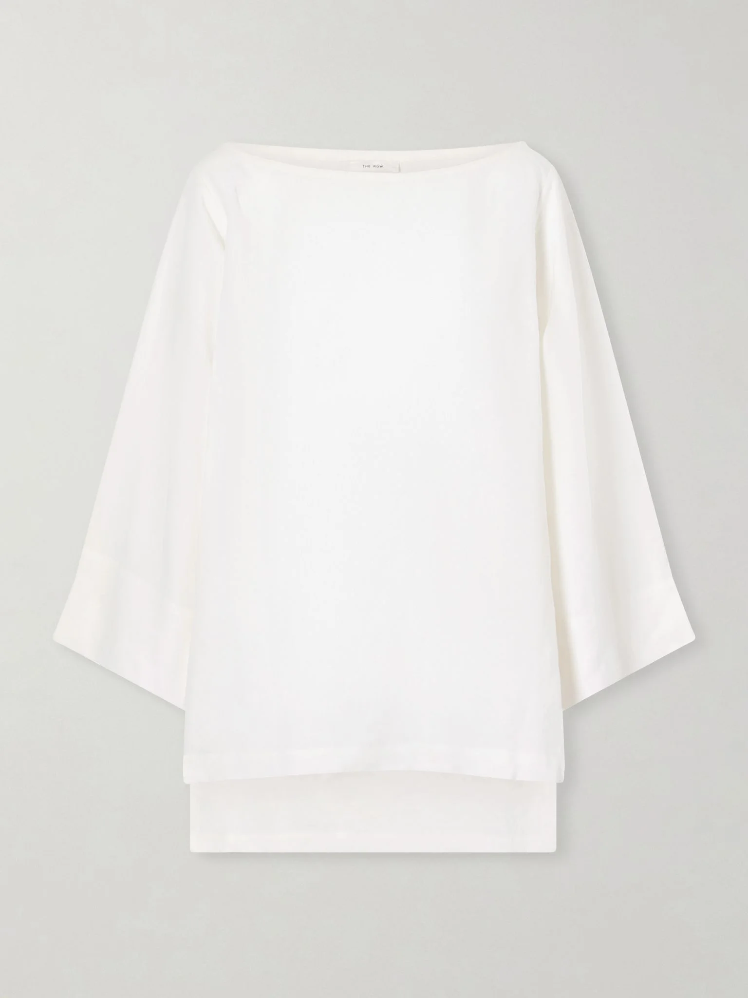 Junia oversized linen blouse White - 1
