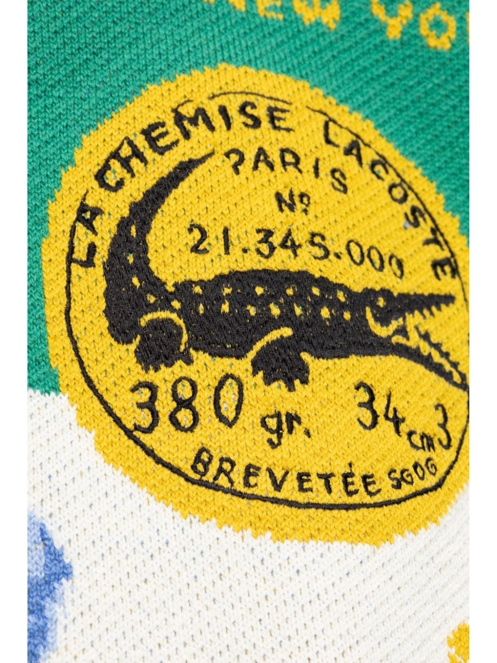 logo-jacquard polo shirt - 5