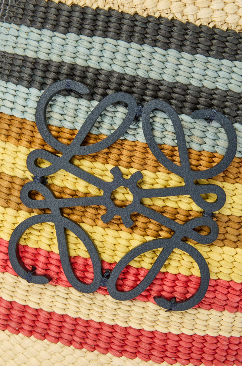 Square pocket in iraca palm and calfskin 6