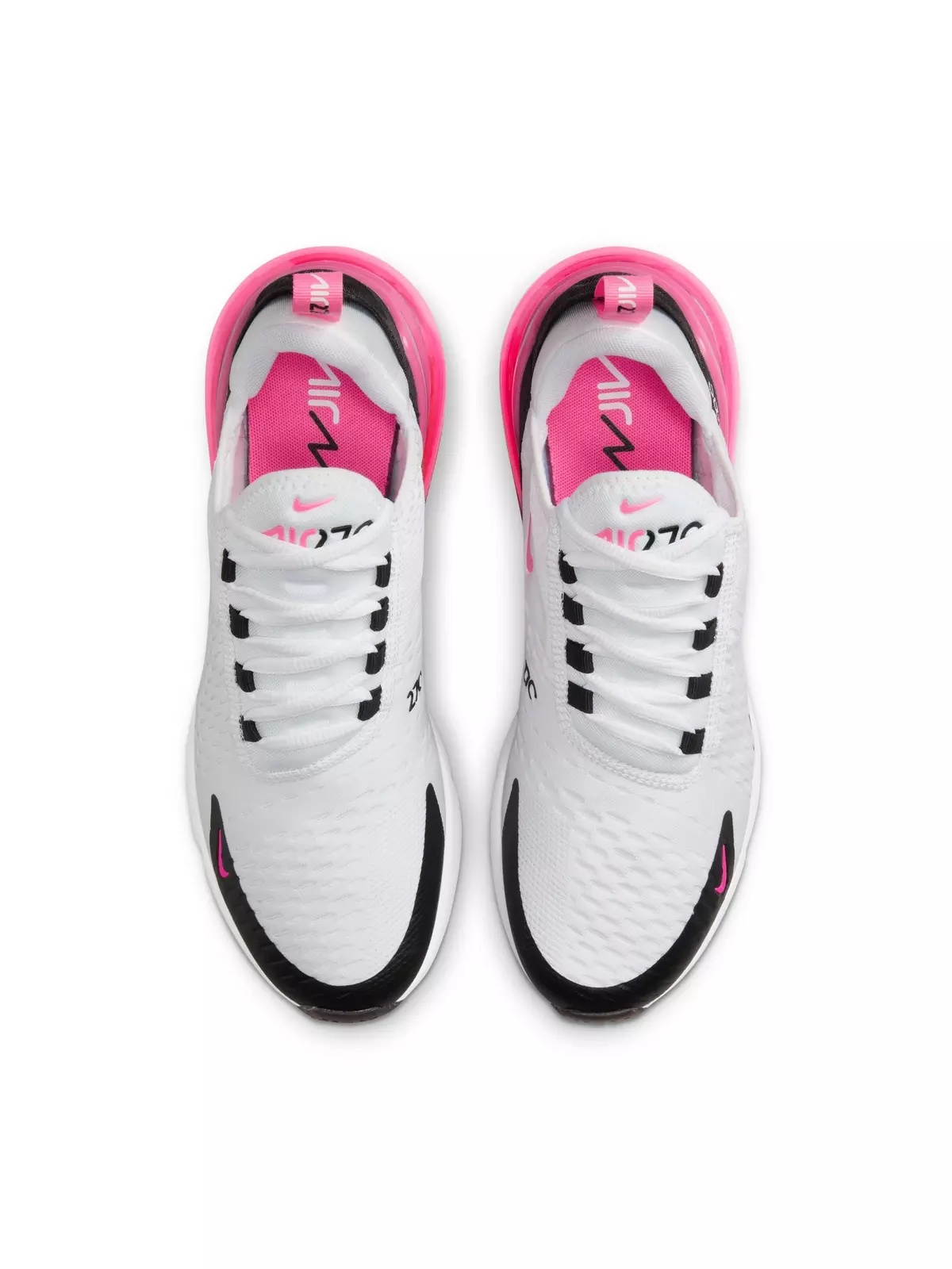 Air Max 270 "White/Hyper Pink/Black" Women's Shoe - 6