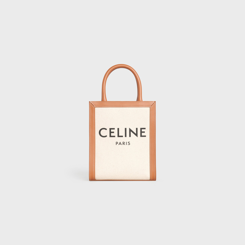 섬유에 있는 소형 수직 Cabas Celine 인쇄와 calfskin - 1
