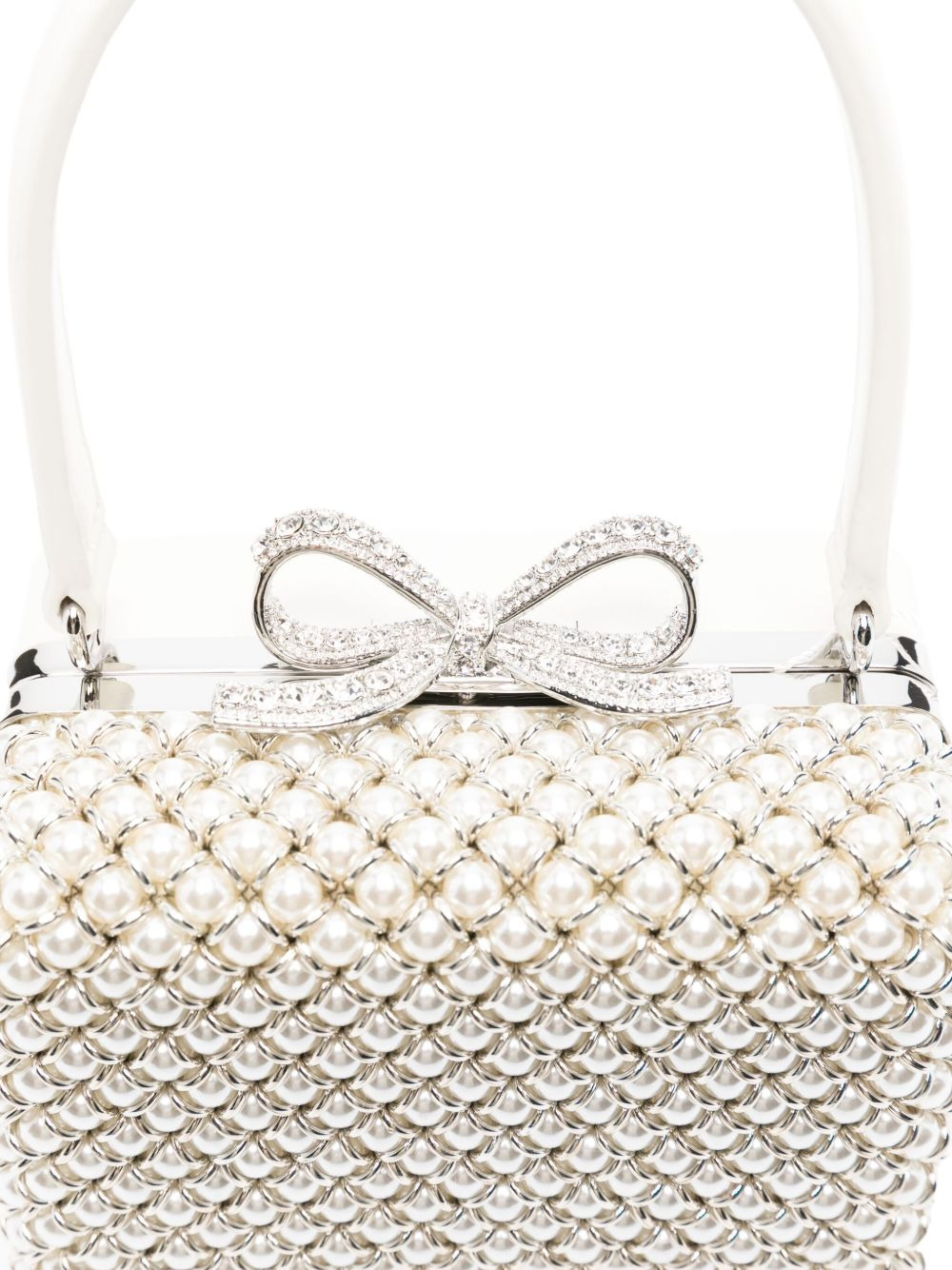 mini pearl-embellishment tote bag - 4