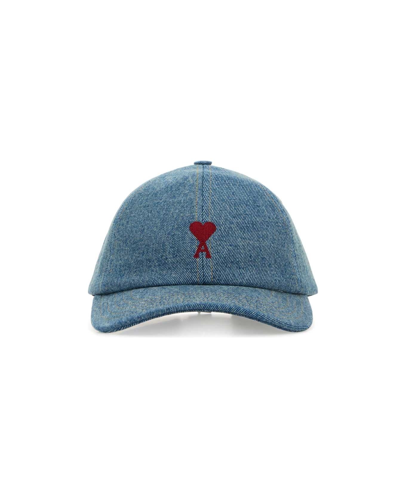 Denim Baseball Cap - 1