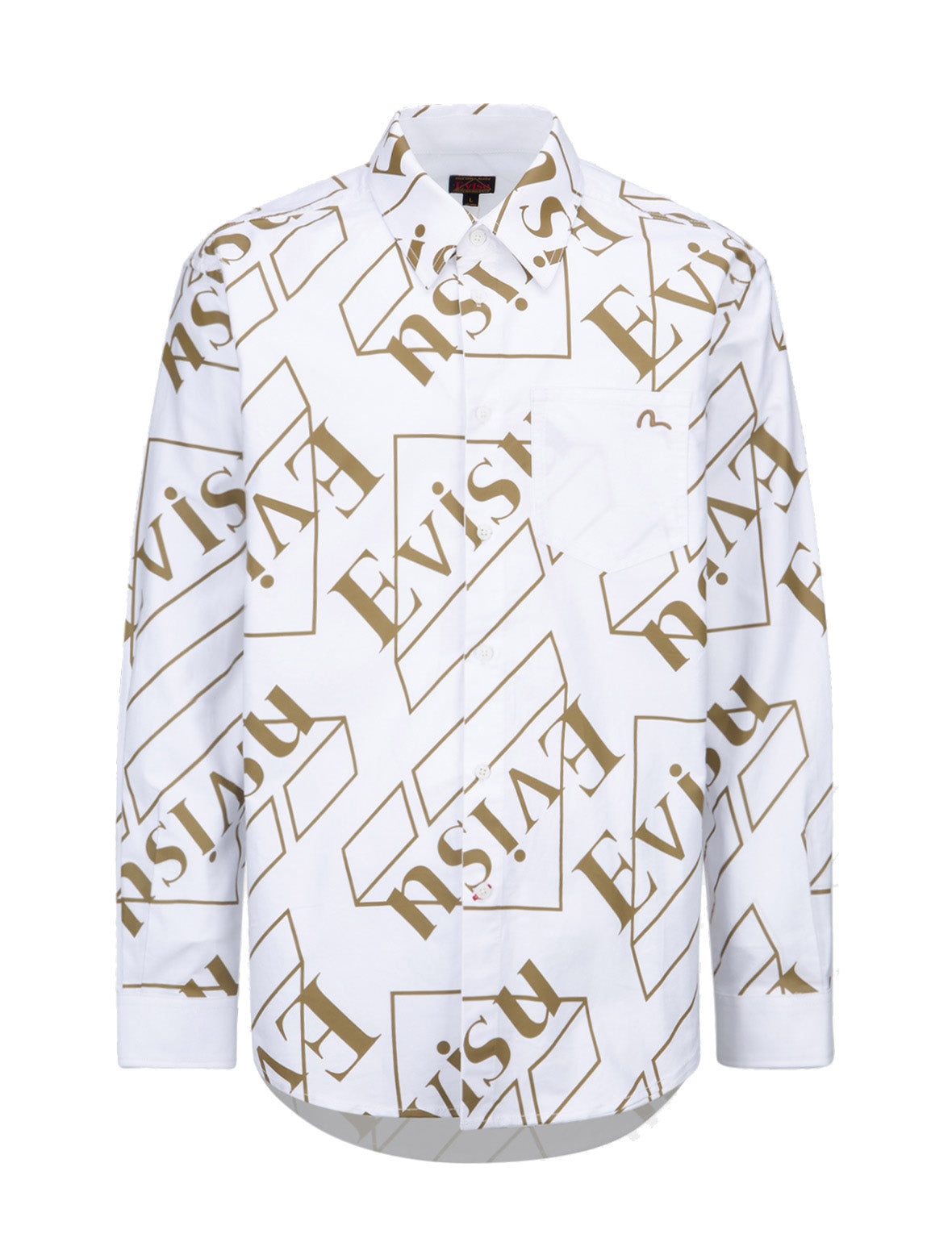 Logo Monogram Print Oxford Shirt - 15