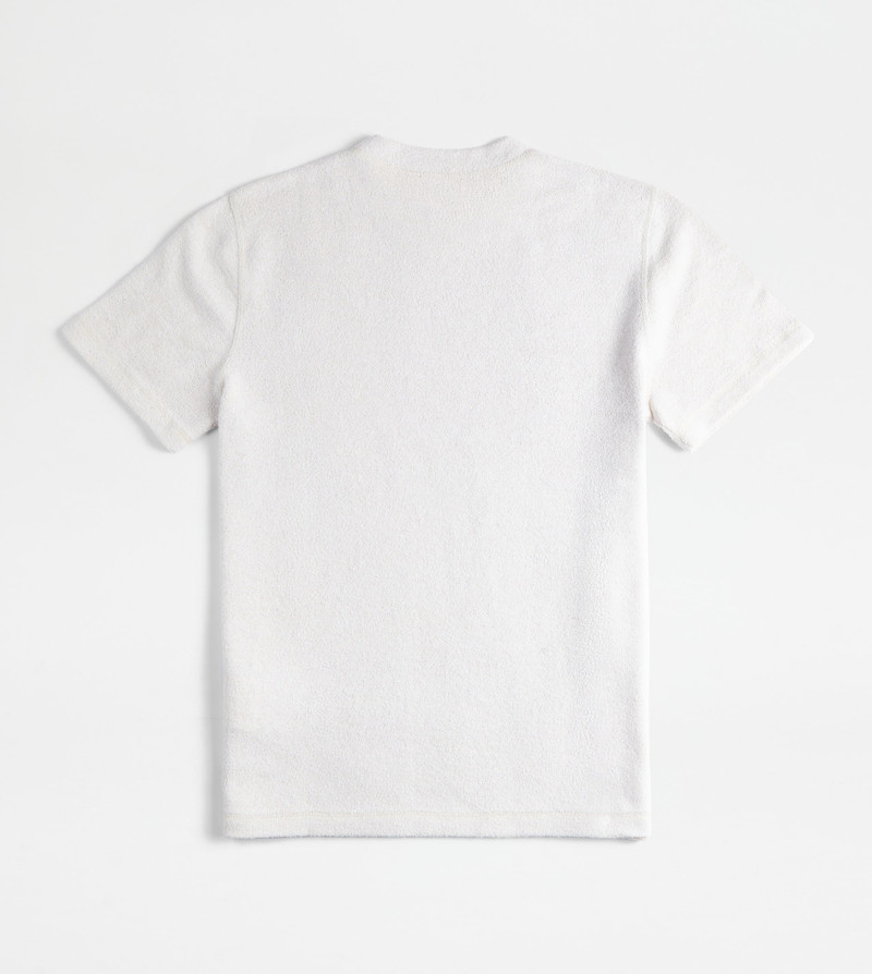 T-SHIRT IN BOUCLÉ JERSEY - BEIGE 4