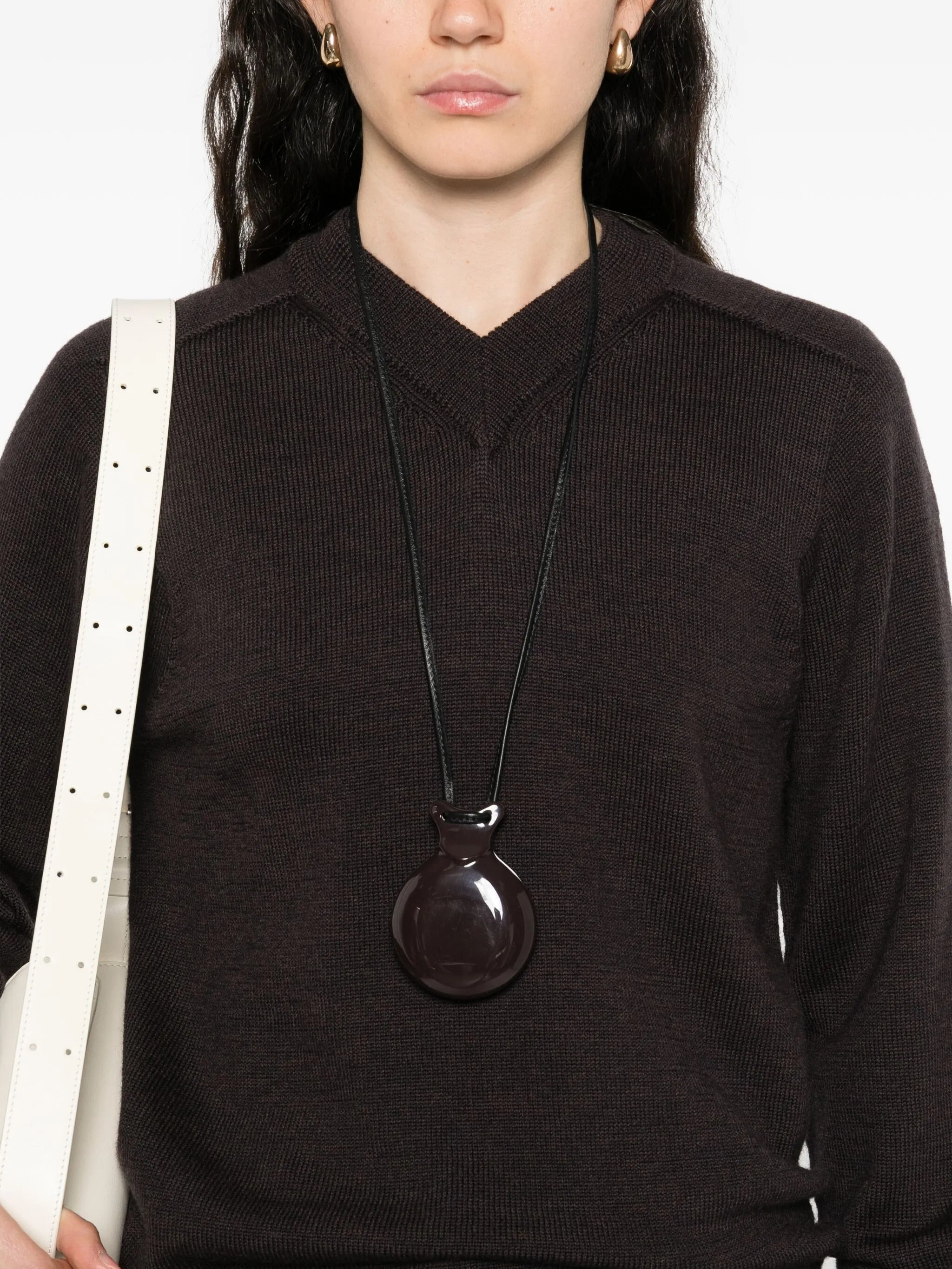 Studio Nicholson V-neck Merino-wool Sweater - 4