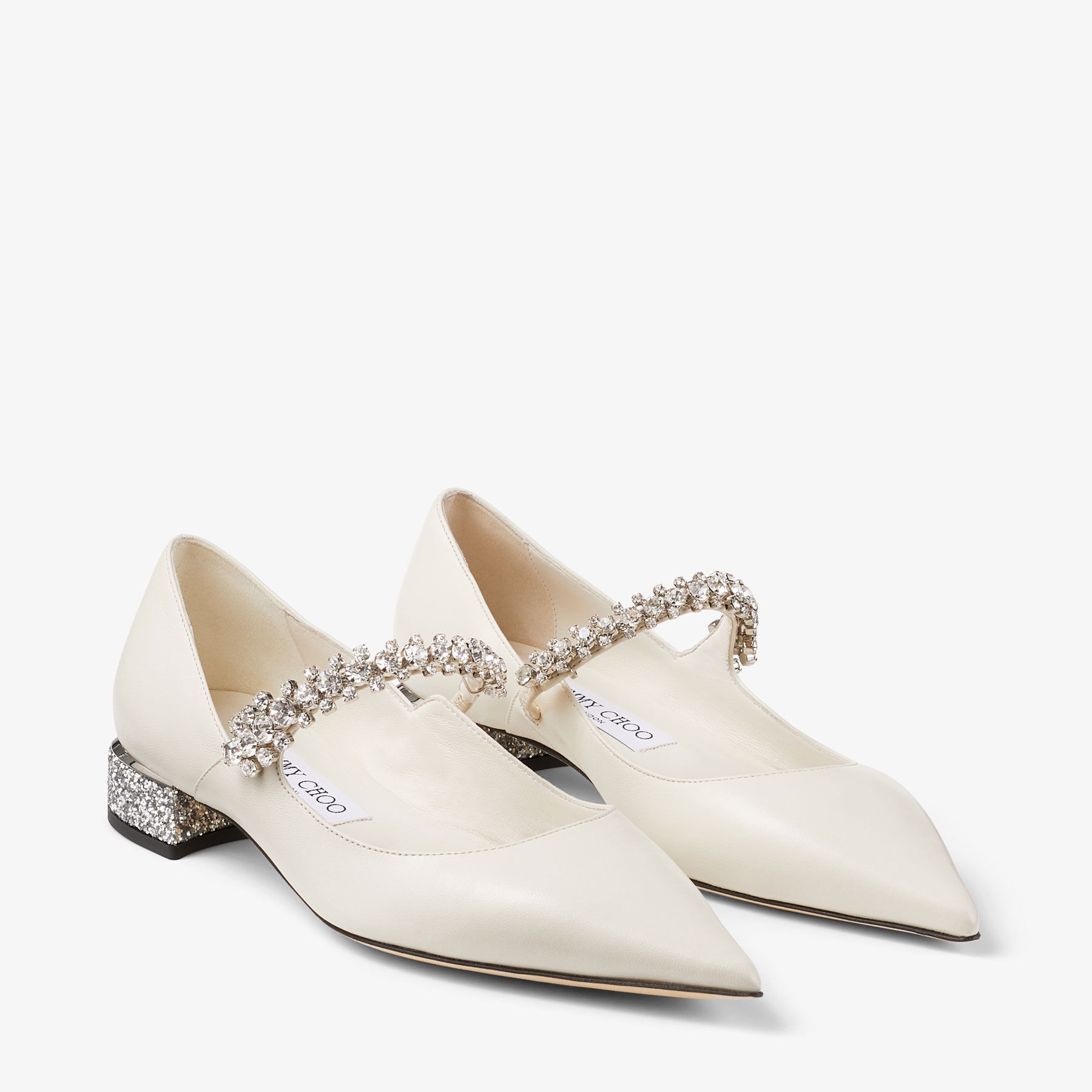Bing Pump Flat
Latte Nappa Leather Flats - 2