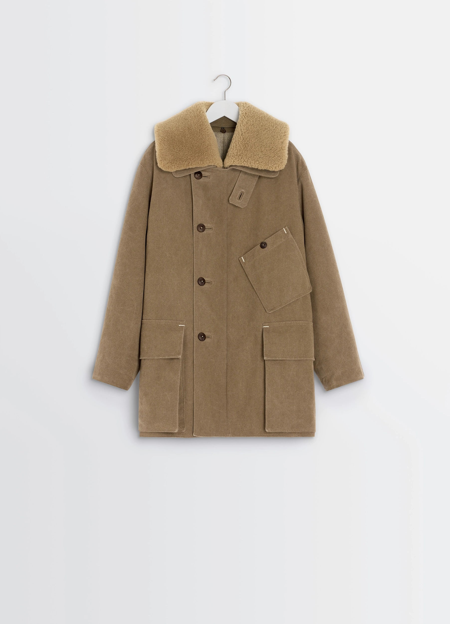 SHEARLING WINTER PARKA - 1