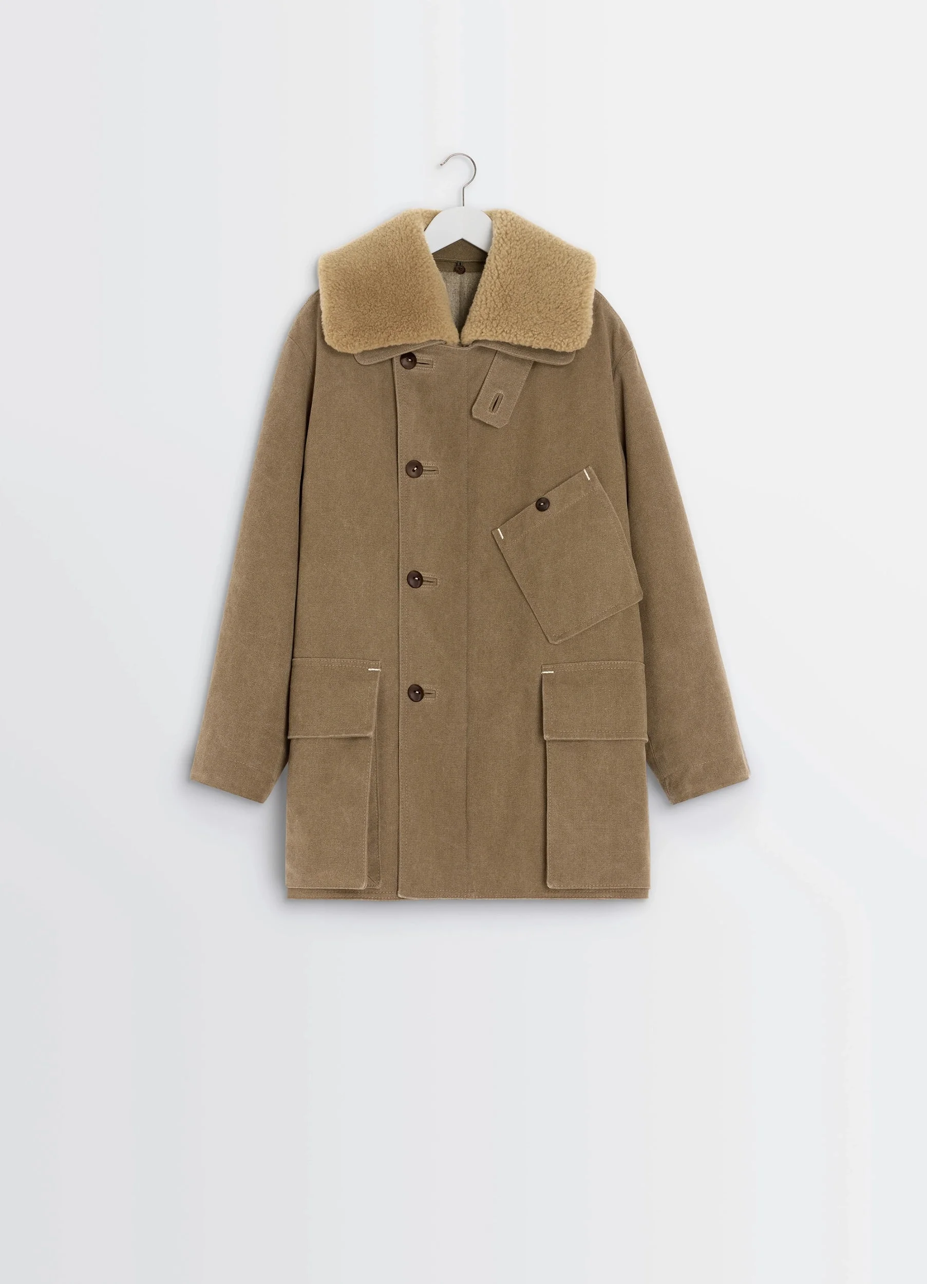 SHEARLING WINTER PARKA - 1