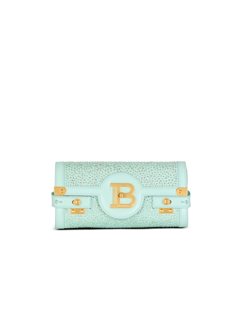 B-Buzz Pouch 23 in suede and rhinestones 1
