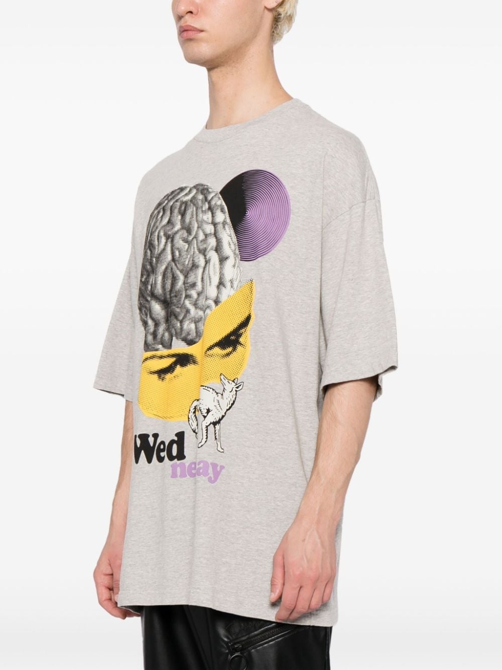 graphic-print cotton T-shirt - 3