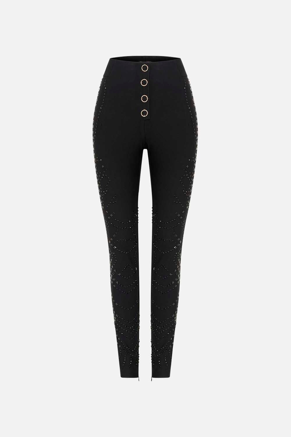 SNAP PONTE PANT WITH HOTFIX - 1