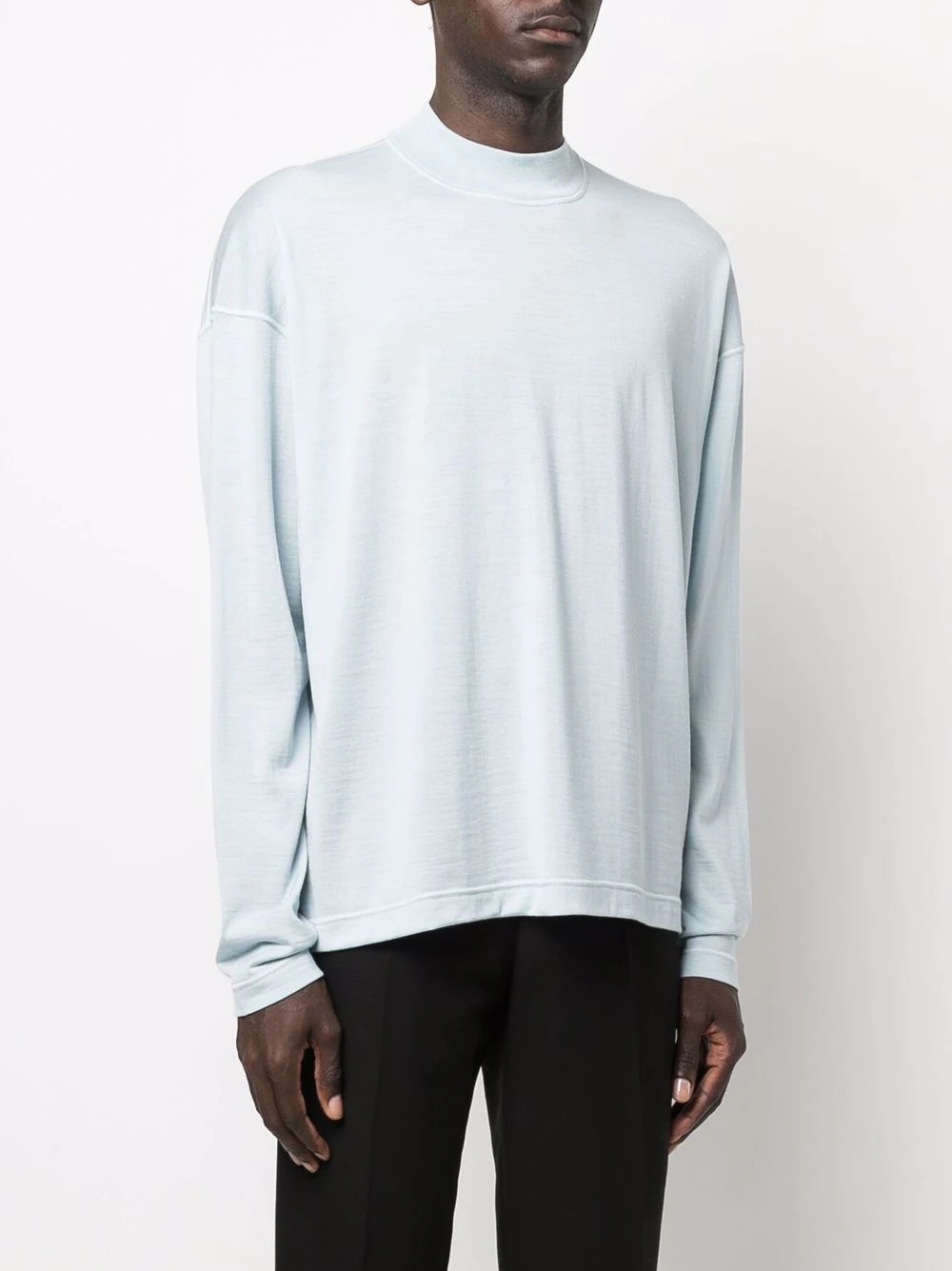 turtle-neck sweatshirt - 3