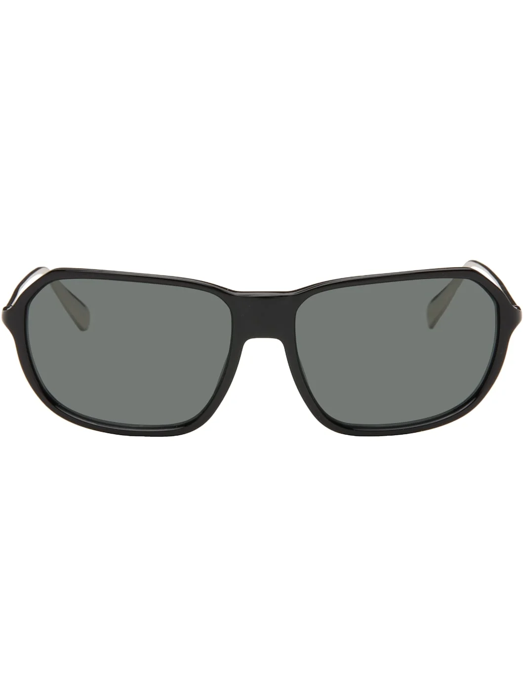 Black Linda Farrow Edition 'The Mimosa' Sunglasses - 1